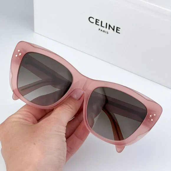 NEW CELINE CAT EYE PINK SUNGLASSES CELINE CL40199I 74K SUNGLASSES CELINE CL40199I 74K Pink / Gradient Cat Eye Sunglasses *NEW  main image 3